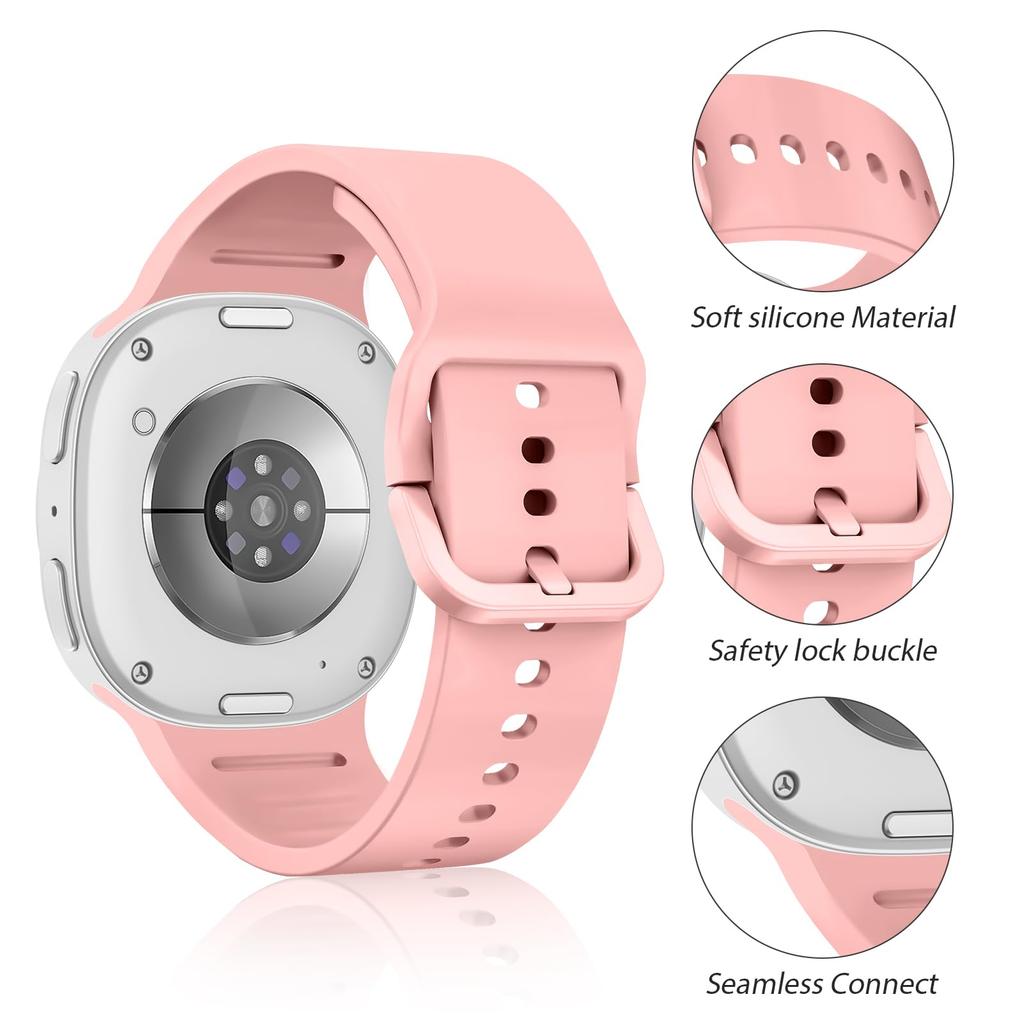 Armband für Samsung Galaxy Watch 8 classic 46mm Zubehör pulseira Sport Silikon Armband correa Galaxy Watch 8 Armband 44mm 40mm