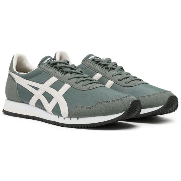 Onitsuka Tiger Dualio Marathon Running Shoes 'Green Cream White' 1183B545-400