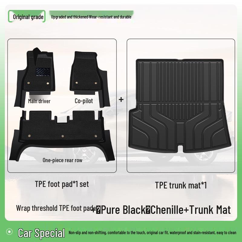 Custom TPE Floor Mats for 2026 Geely Galaxy E5 - Full Coverage and Original Fit Accessories