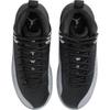 Air Jordan 12 Retro GS Barons Dětské tenisky Černá Vlčí šedá Bílá 153265-010