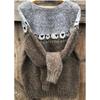 Women's Round Neck Long Sleeve Fair Isle Knit Sweater Regular Fit Casual Pullover Top