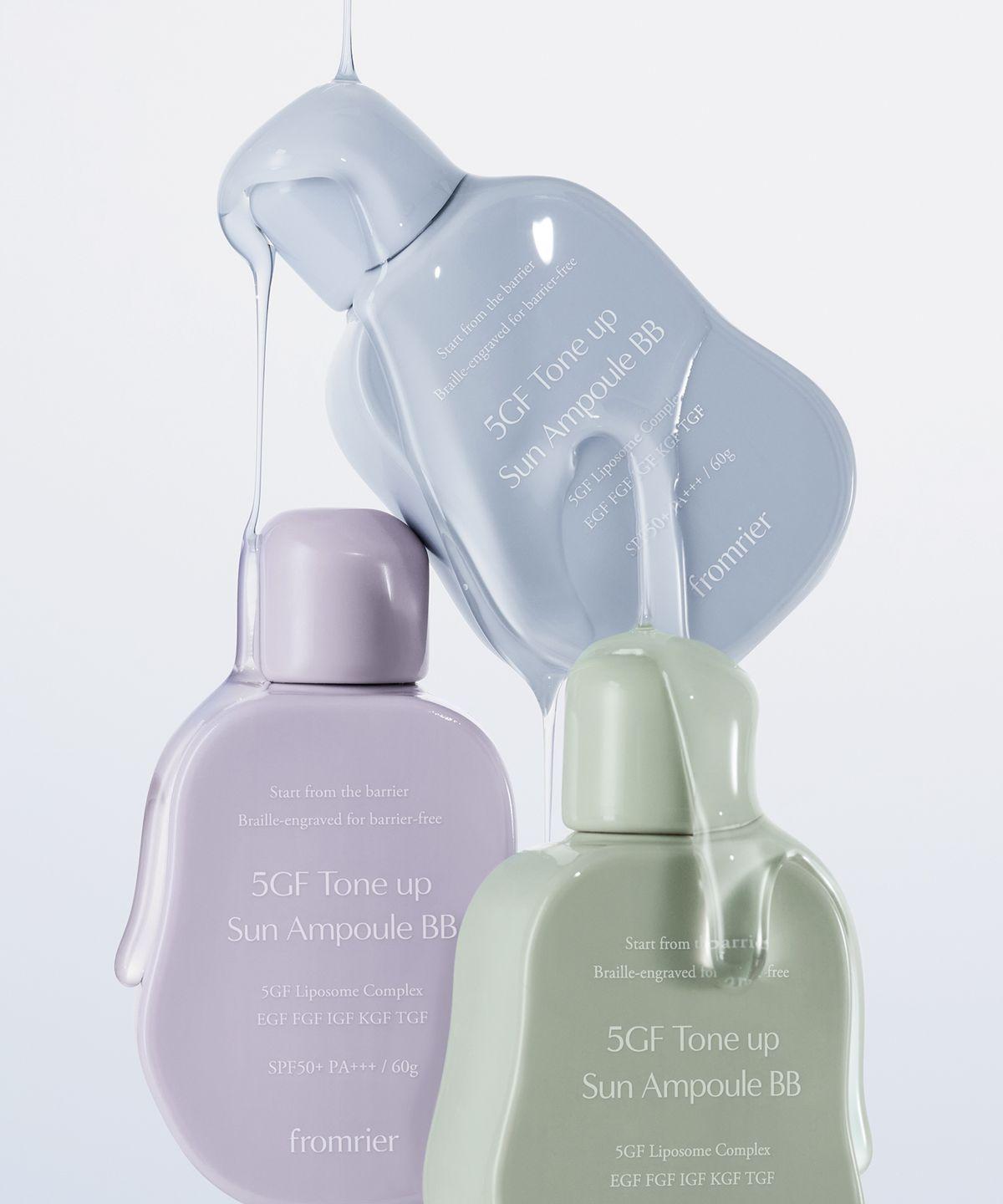 5GF Tone-Up Sun Ampoule BB 60g [Select 1 of 4] purple