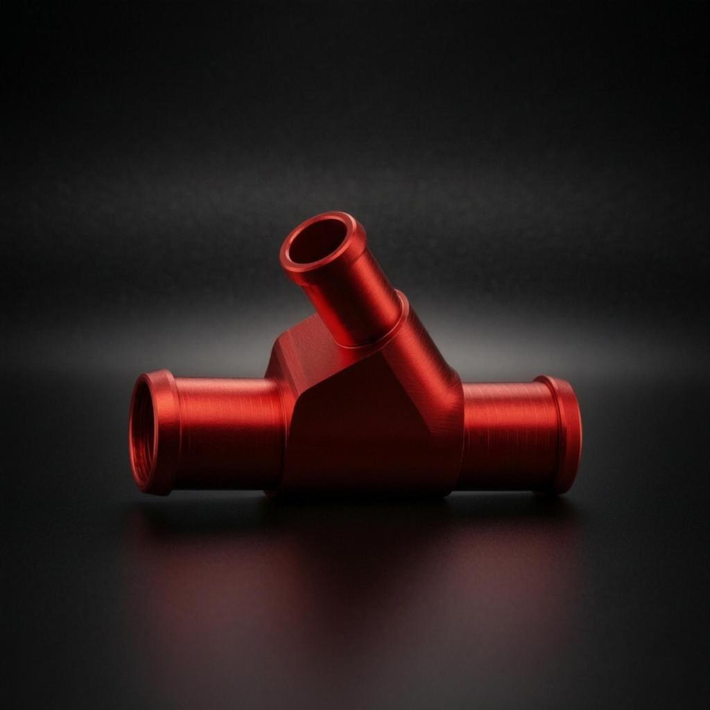 Cooling System Coolant Ytube Outlet Direct Replacement Aluminum LeakResistant