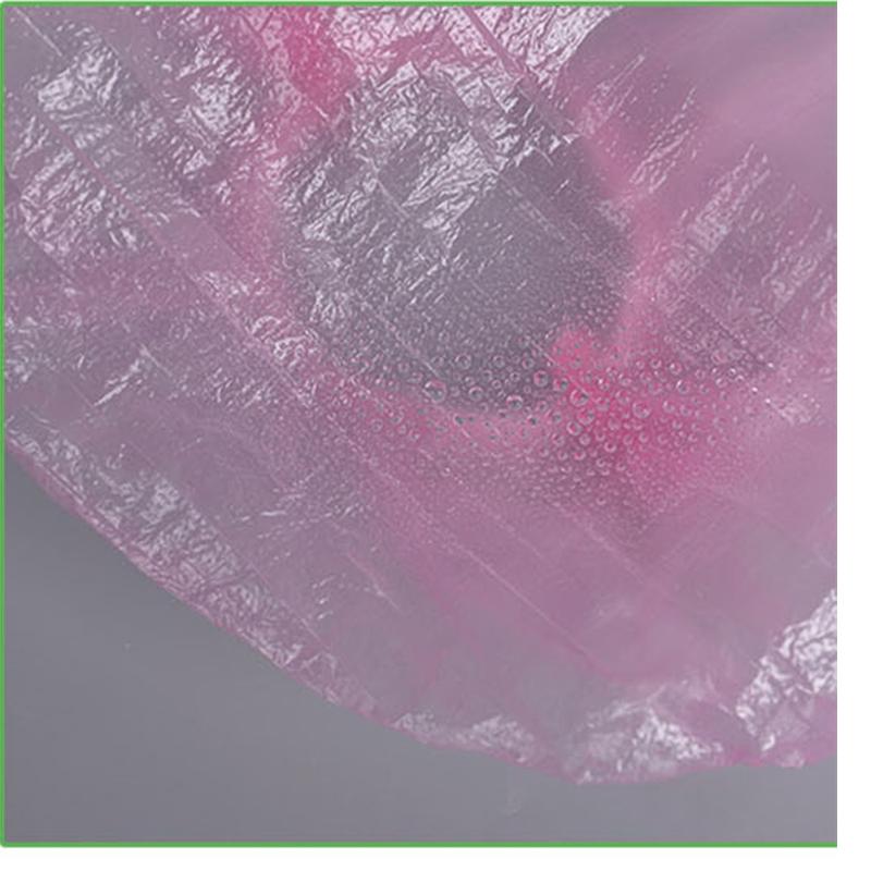50/Pcs/set Disposable Plastic Shower Hair Cap Women Waterproof Pink Spa Salon Hotel Hair Dye Elastic Shower Cap Bathroom Rosa