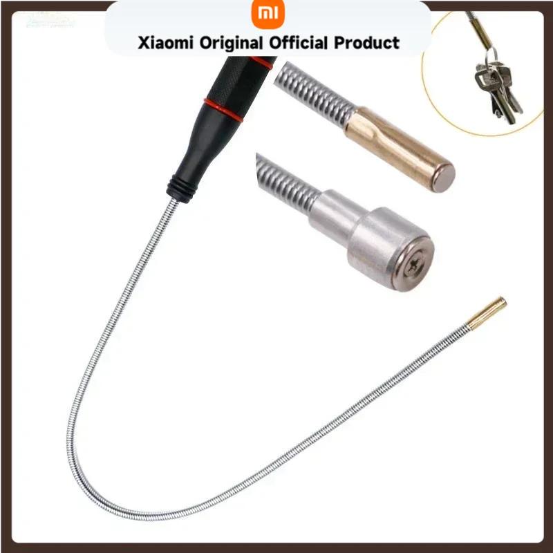 Xiaomi New Foldable Powerful Magnet Pick-up Tool Flexible Magnetic Rod Sucker Magnet Spring Clip Gripper Portable Hand Tools Tool Kit