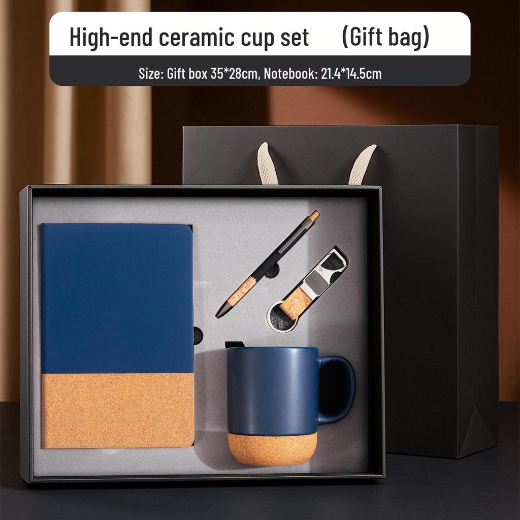 Creative PU Notebook Set: Stylish Chinese-Inspired Office Gift with Custom Logo Printing