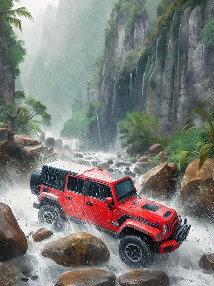 

Auto S & Vrachtwagens Алмазная вышивка крестиком Алмазная вышивка 5D Diy Diamond Mozaïek Bos & Jungle Vol Steentjes Art Full Round 20x30CM