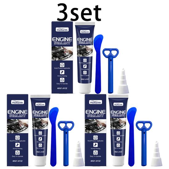 Homonth engine sealant universal waterproof, quick-drying and low-odor engine maintenance for automobiles and motorcycles 1set