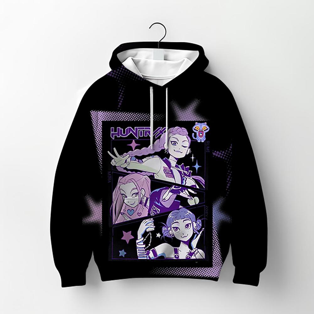 Huvtröjor Barn Huvtröja Manga Barn Kpop Demonjägare Barn Tröja Söt Tiger Harajuku Huvtröja för Pojkar Flickor