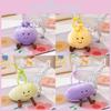 Plush Baozi Series Cute Dumpling Keychain With Pp Cotton Filling For Kids And Adults
