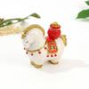 Creative Transfer Zodiac Horse Back Lucky Bag Ingot Can Be Rotated Home Decoration Office Desktop Decoration