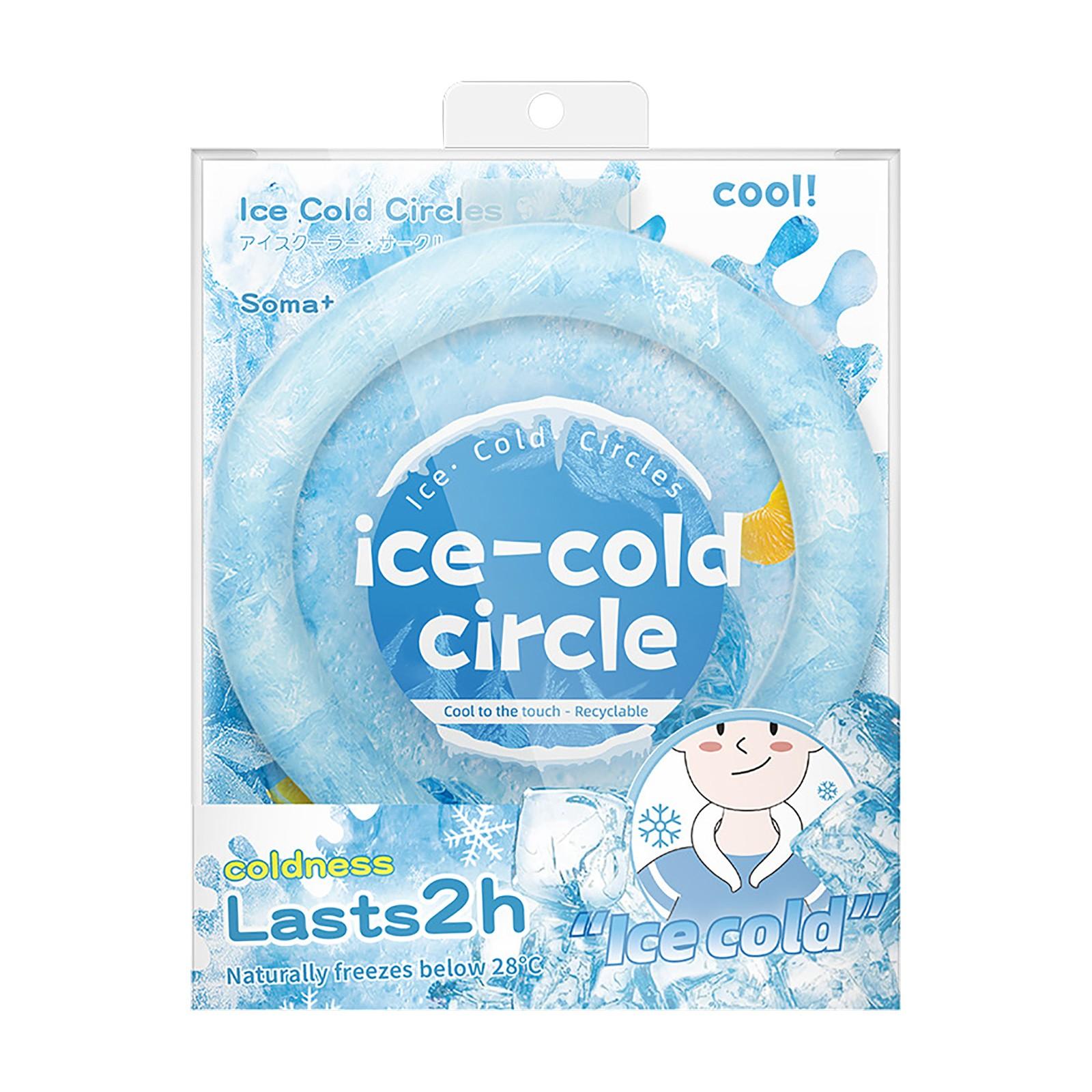 

Шейный шланг, Шейный воротник, Многоразовый шейный охладитель, Летнее кольцо, Трубчатый воротник, Портативный уличный охлаждающий воротник для бега, One Size синий