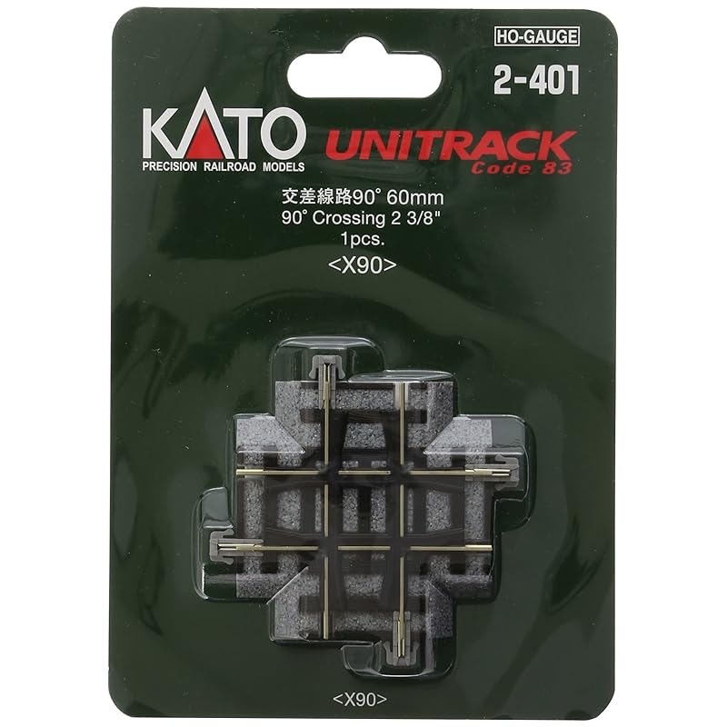 

Kato HO gauge crossing tracks 90° 1 piece 2-401 model train supplies
