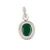 Green Onyx Gemstone 925 Sterling Silver Jewelry Handmade Women Gift Pendant1.20" PP-7-17