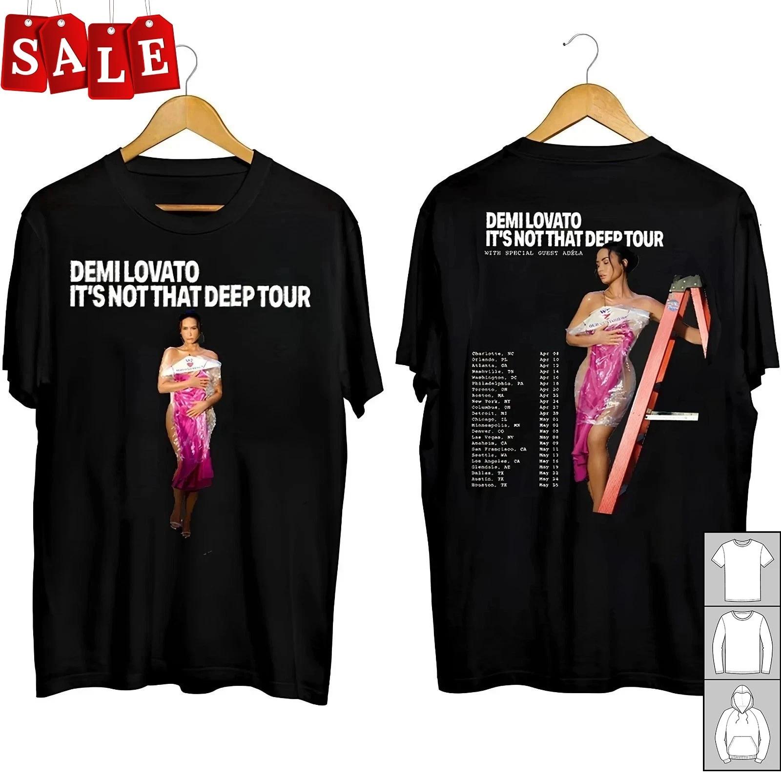 Hot Demi Lovato It s Not That Deep Tour 2026 Cotton Unisex S-5XL Shirt JM399 M