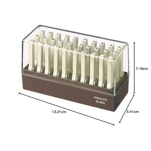 KOKUYO Endless Stamp English Letter Set No. 4 IS-204