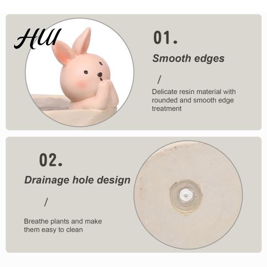 Retro Style Desk Decor Wrinkled Paper Bag Pen Holder with Animal Decor, Resin Soft Atmosphere Organizer & Succulents Planter, Cute Stationery Gift for