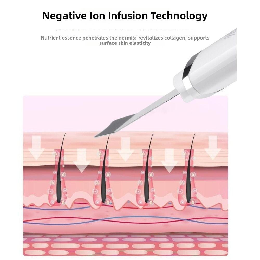 Acne Removal Vibration Beauty Device Facial Cleansing Blackhead Scraper Face Care