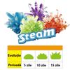 Utility One STEM Science Kit, Crystal Growing Experiment, 2 Colors, Educational Toys for Kids Ages 6+