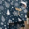 Christmas Hand Drawn Sketch Curtains For Living Room Bedroom Home Decoration Window Voile Tulle Curtain Drapes