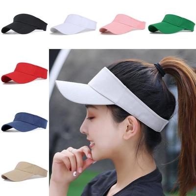 Summer Sun Protection Peaked Cap Unisex Solid Color Sun Caps Outdoor Sports Casual Sun Hat Tennis Hat Baseball Cap Golf Visor