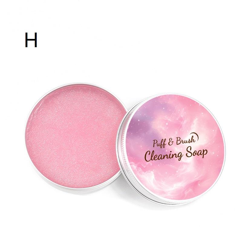 Natural Multi-Functional Makeup Brush Cleaner Soap Portable Cosmetics Washing Tool for Travel Beauty Reusable Cleaning Accessory