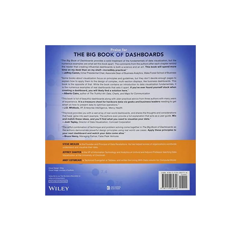 The Big Book of Dashboards: Visualizing Your Data Using RealWorld Business Scenarios