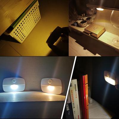 LED Under Cabinet Light PIR Motion Sensor Kitchen Bedroom Light Auto ON/OFF Smart Night Lamp For Wardrobe Cupboard Closet Stairs
