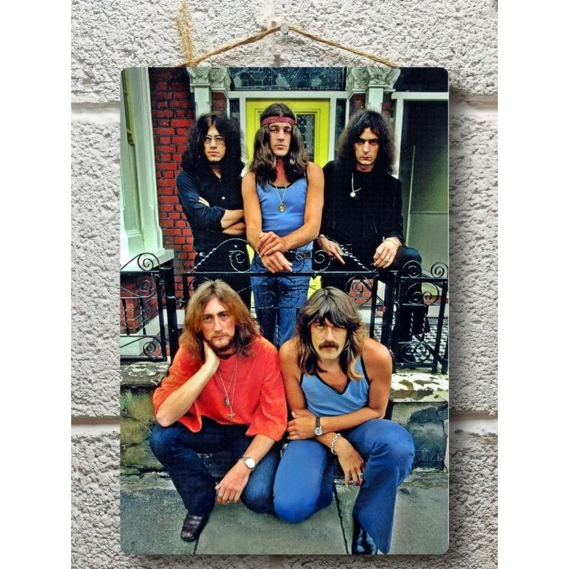 Металлический постер Deep Purple, подарок музыканту, настенное искусство 20x30см