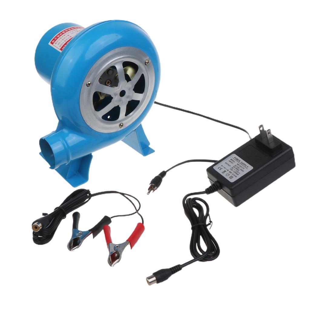 Universal 12V Cooking Blower 110V 220V BBQ Fan with Variable Speeds Control BBQ Charcoals Fires Starter