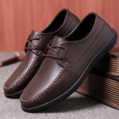 Leder Handgefertigt Schnürschuhe Herren Vintage Allround Businessschuhe Herren Slipper Freizeit-Laufschuhe Klassische Flats Fahrschuhe