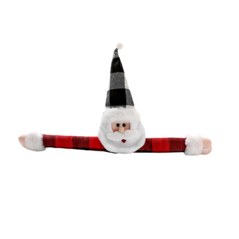 Christmas Curtain Buckle Tieback Doll Cute Santa Snowman Creative Curtain Hold Back Fastener Holiday Home Window Decoration