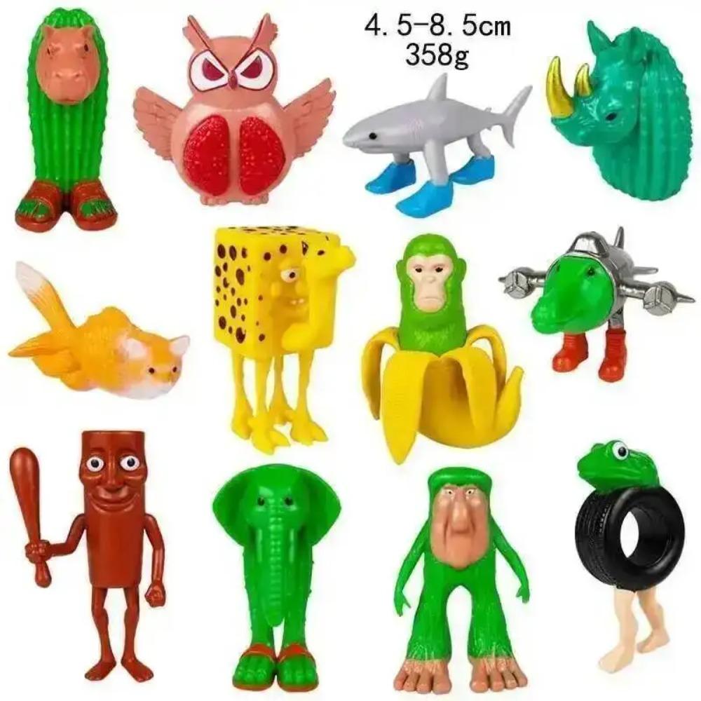 Steal A Brainrot Figure Strawberry Elephant Italian Brainrot 67 Figure Toy Tung Tung Tung Sahur Toy Tralalero Tralala Figurine