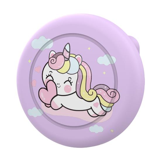 Silicone Protective Cover for Airtag Cartoon Decorative Holder Anti-Impact Case with Invisible