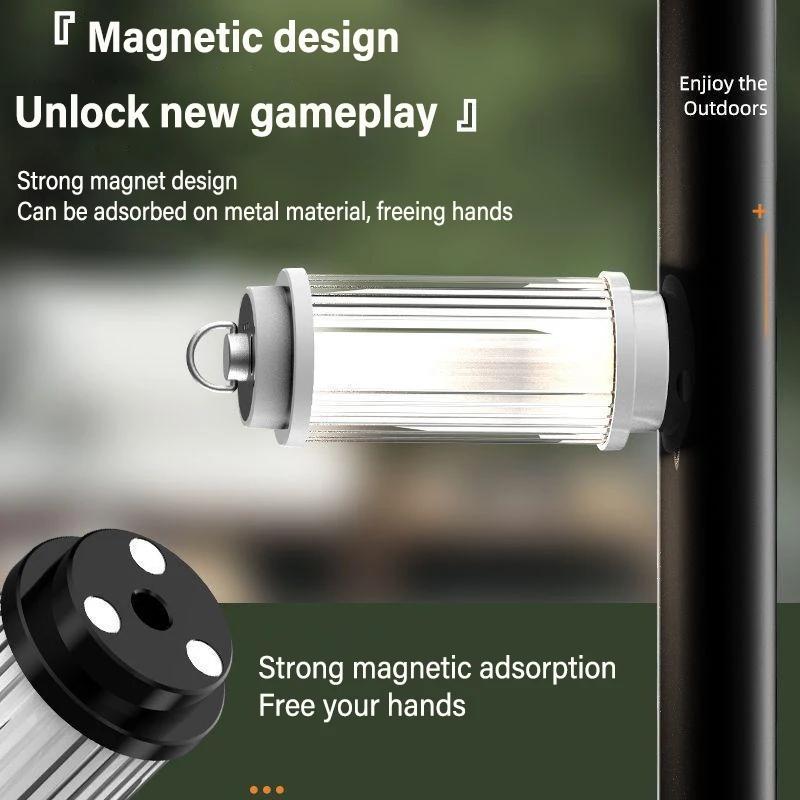 Mini 38 Light 38 Explore Campinglampe USB Wiederaufladbare Zeltlaterne Taschenlampen Outdoor Camping Atmosphärenlicht 2000mah