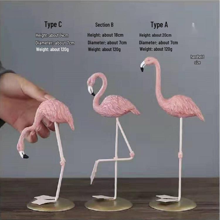 Creative Flamingo Ornament for Home, Living Room, or Bedroom Decor
