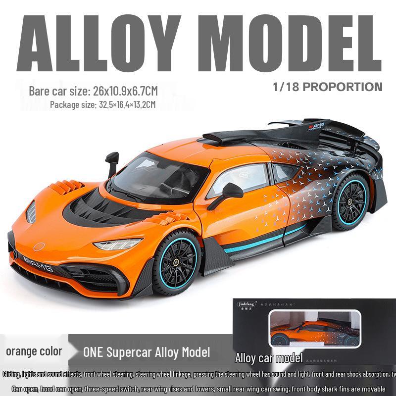 

1:18 Модель из сплава Биг Бен Игрушка спортивный автомобиль со звуком и светом – Идеальный подарок для мальчиков оранжевый