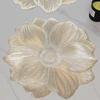 Lotus-Shaped Heat-Resistant and Washable Flower Placemat Decorative Heat Resistant Table Pad Coasters Home Party Wedding