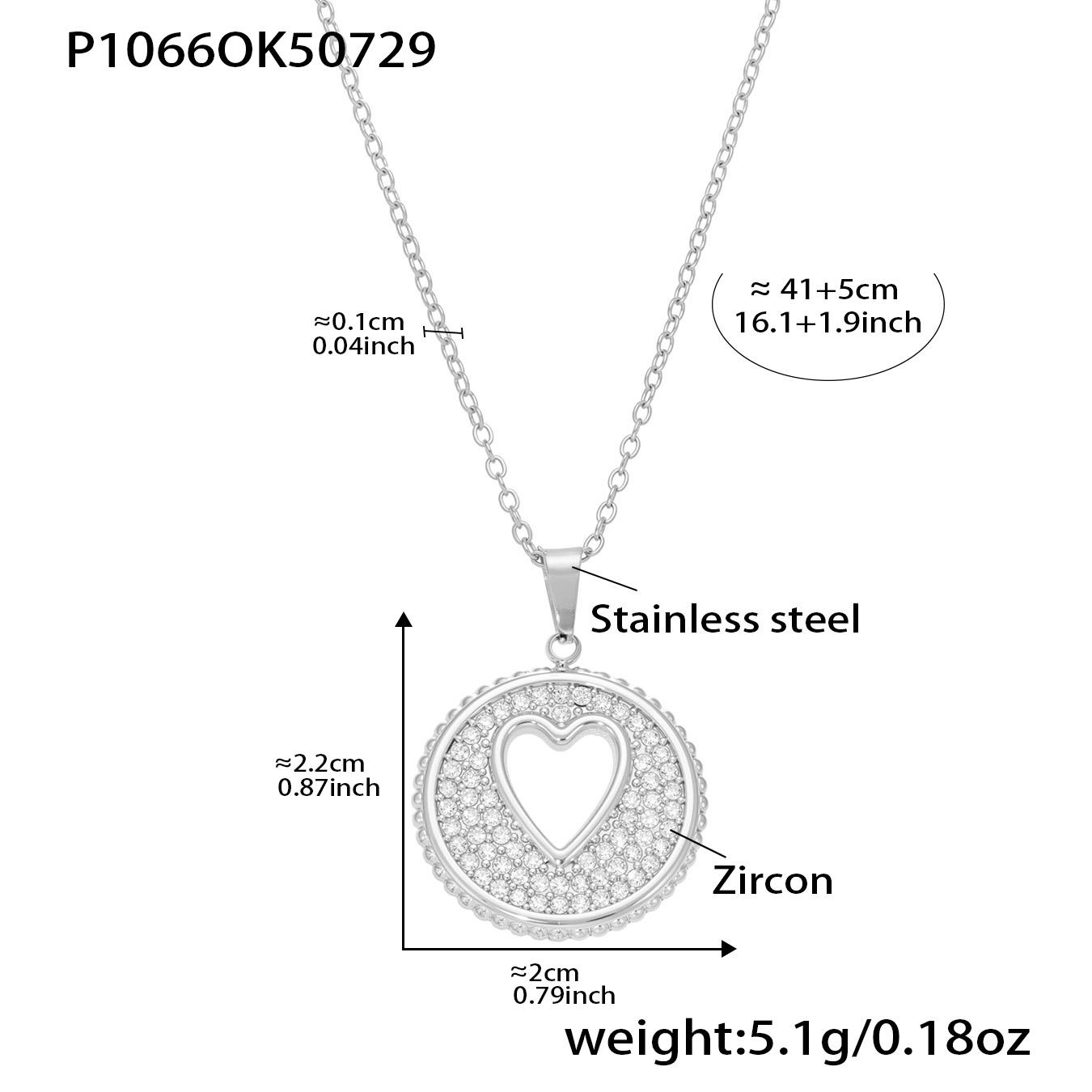 

316 Stainless Steel Gold-plated Cherry Heart Necklace Women s Red Blue Enamel Starfish Seahorse Pendant Necklace Fashion Zircon