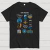 Máquinas del Tiempo Redux Algodón Verano Casual Fresca Holgada Camiseta