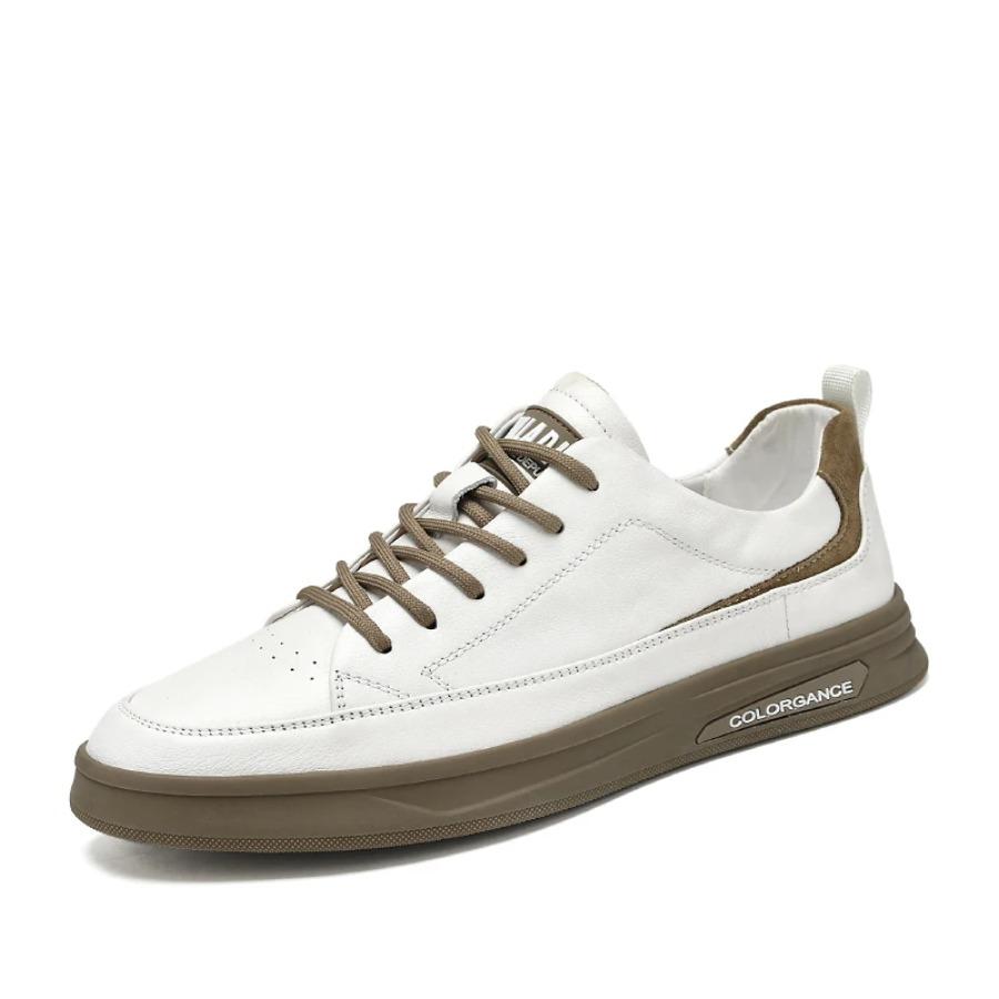 2025 New Men's Simple Design, Wear-resistant, Flat Heel, Low Top, Round Toe, High-quality Casual Walking Sneakers sneakers