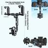 360° Adjustable Car Rearview Mirror Mobile Phone Holder For Car Rotation Telescopic Multifunctional Phone Car Bracket Stands