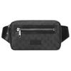 Vintage Logo Stripe Webbing Shoulder Strap Canvas And Leather Crossbody Bag Men Crossbody Bag Black 474293-K9RRN-1095