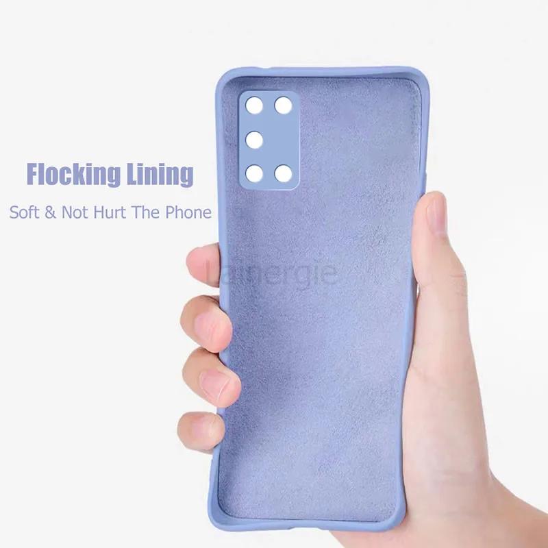 Custodia per OnePlus 8T Nuova in Silicone Liquido Opaco Morbida Protezione Fotocamera Copertura per Custodie Telefono OnePlus 8T One Plus 8T