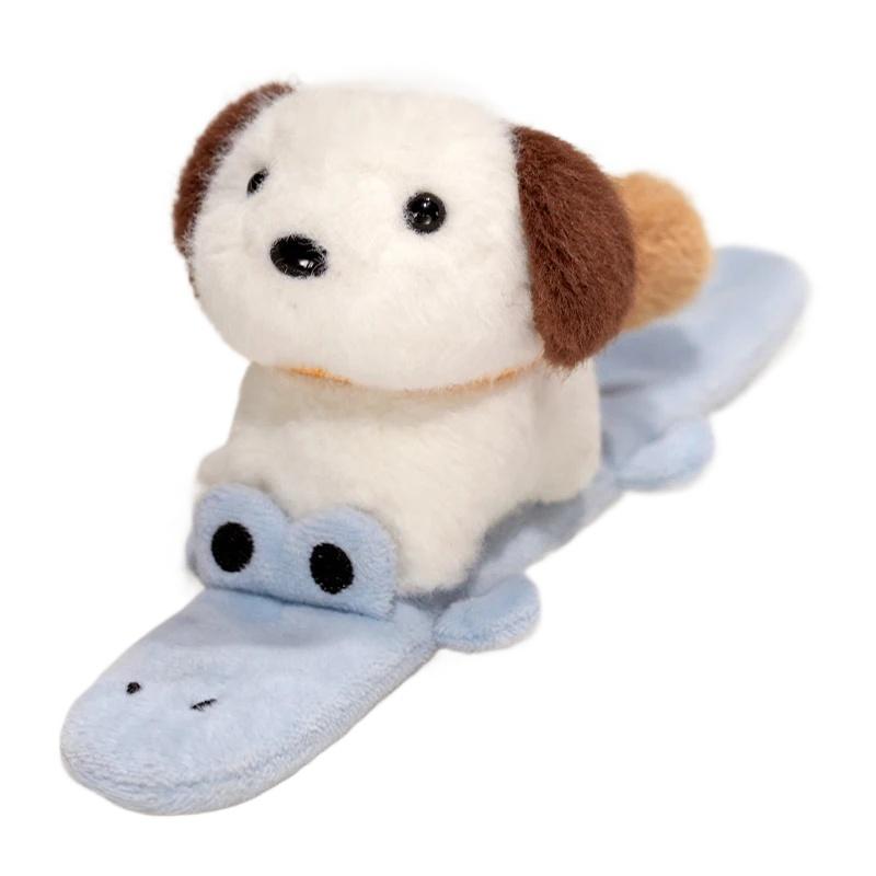 

Capybara Slap Snap Wrap Wristband Bracelet Kawaii Animal Plushie Cute Dog Cat Plush Hand Ring Soft Toys Creative Funny Gift 25*10cm