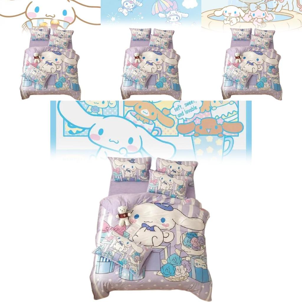 Cartoon Pattern Digital Print Bedding Set For Beds