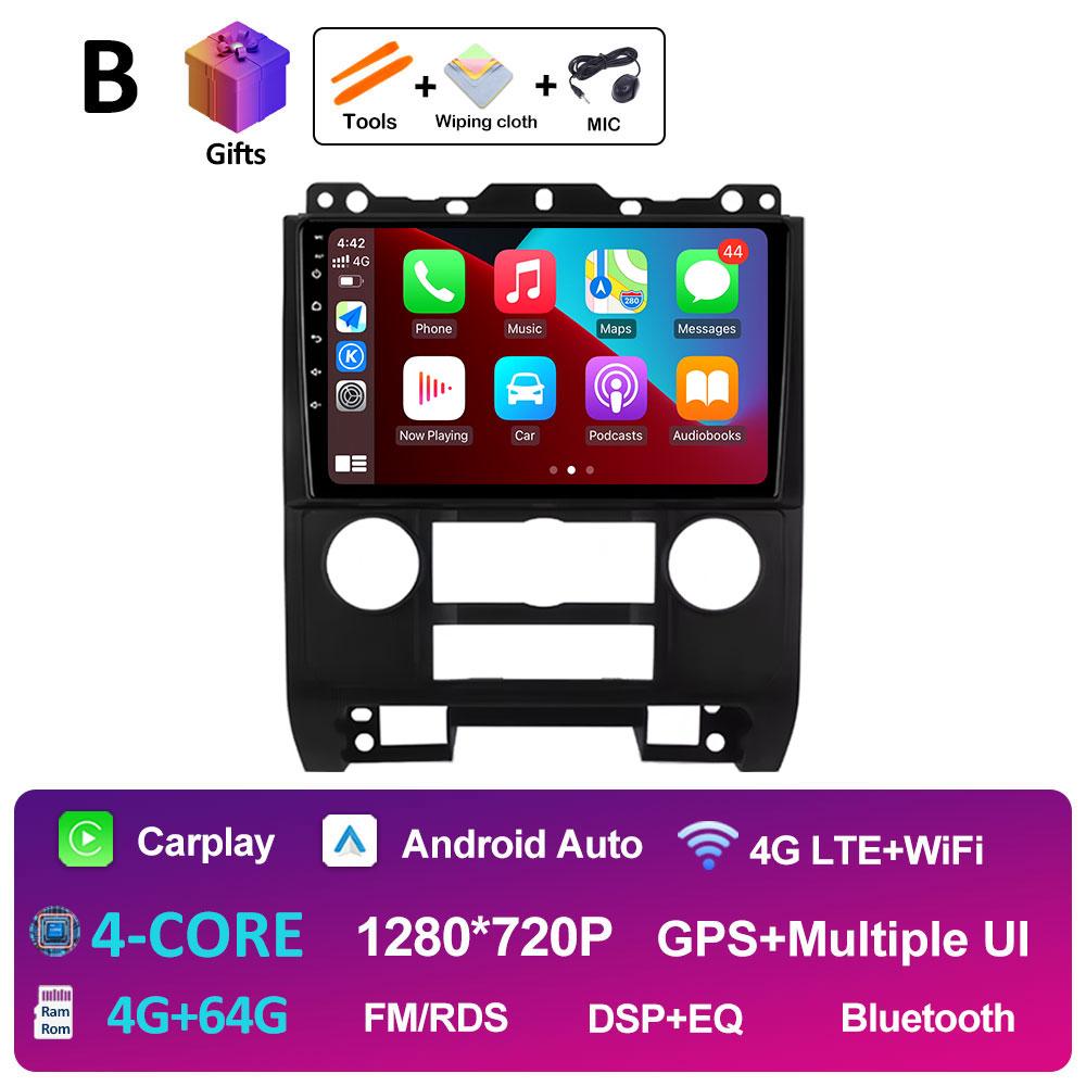 DSP Stereo Android Auto Carplay For Ford Escape 2007 2008 2009 2010 2011 2012 GPS Navi Smart System Touch Screen WIFI Auto Tools
