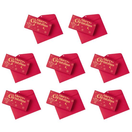 Christmas Cash Gift Envelopes with 6 Slots DIY Money Holder And Gift Card Organizer Holiday Surprise Cash Envelope for Men Women Girls Boys Kids