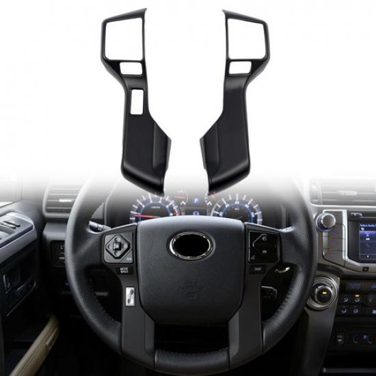 Flat Matte Plastic Steering Wheel Panel Cover Trim For 4Runner 2010+ /Tundra 14+