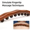 Wooden GuaSha Stick Lymphatic Drainage Massager  Back Acupoint Tendon Scraping Stick Relaxation Muscle Massage Tool Accessories